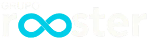 Logo do Grupo Rooster: especialistas em sistemas, automação, IA, IoT e aplicativos para Android e iOS.
